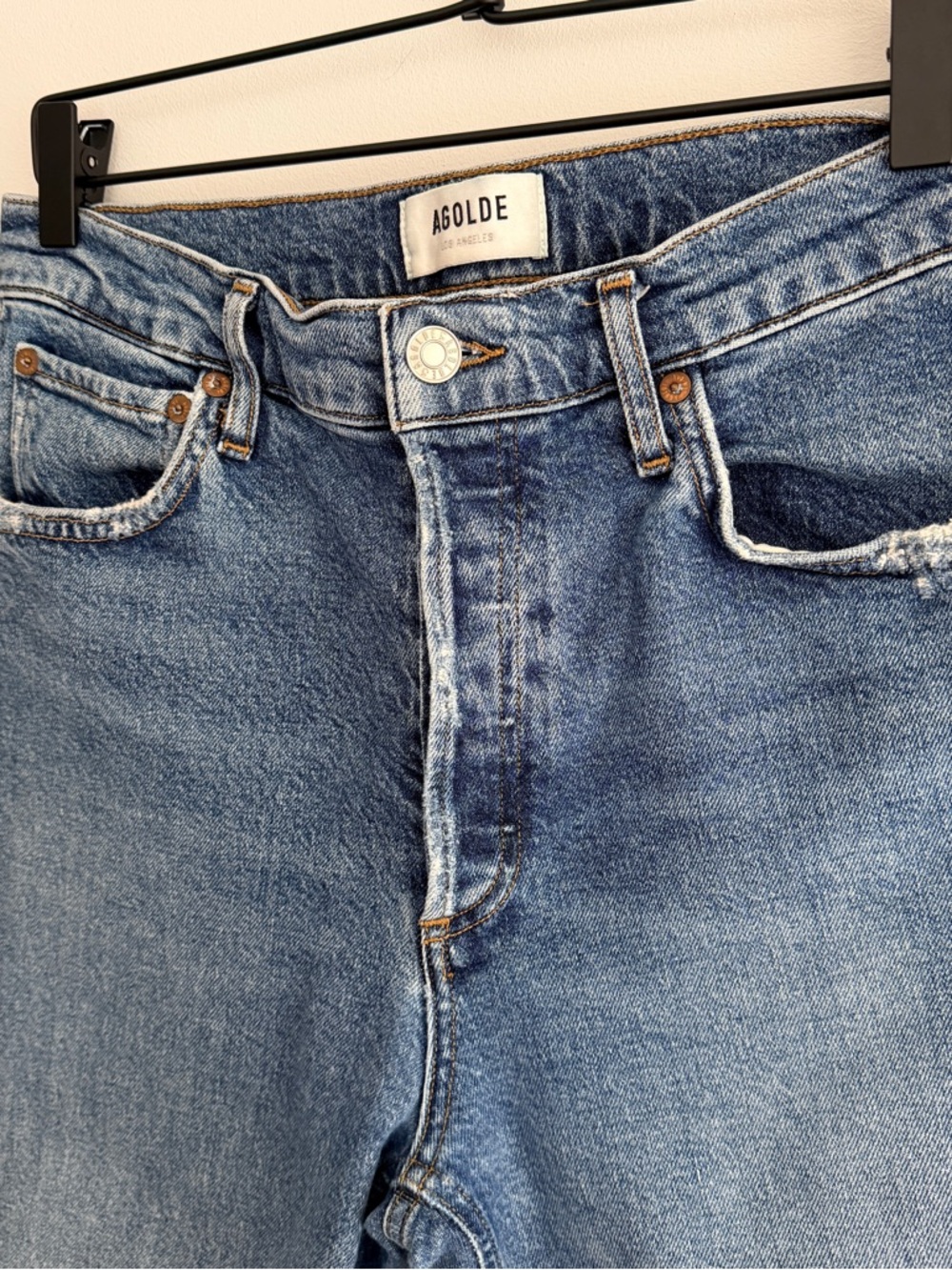 AGOLDE Riley Crop Jeans Sz 29 - Picture 3 of 6